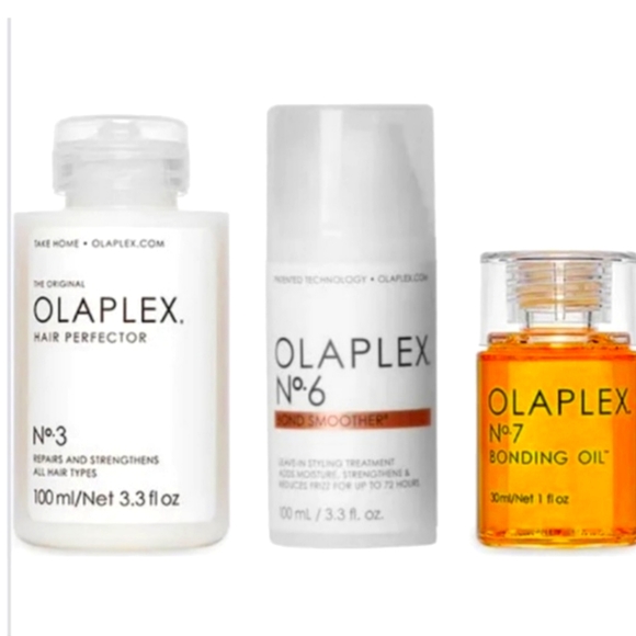 NEW Olaplex Trio No. 3 Hair Perfector, No. 6 Bond Smoother & No. 7 Bonding Oil - Picture 1 of 11